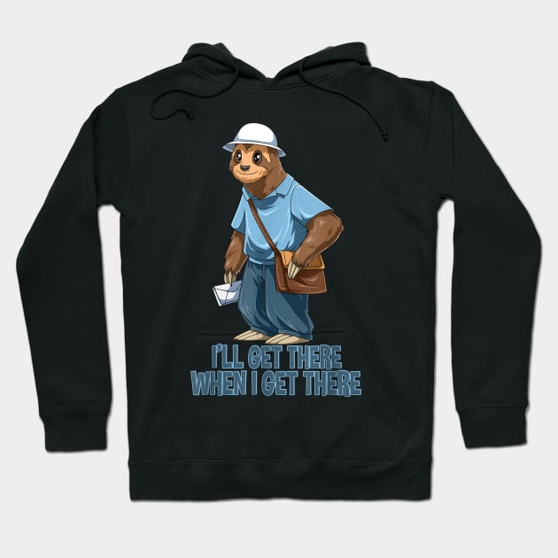 Sloth Mail Carrier Hoodie by janayeanderson48214